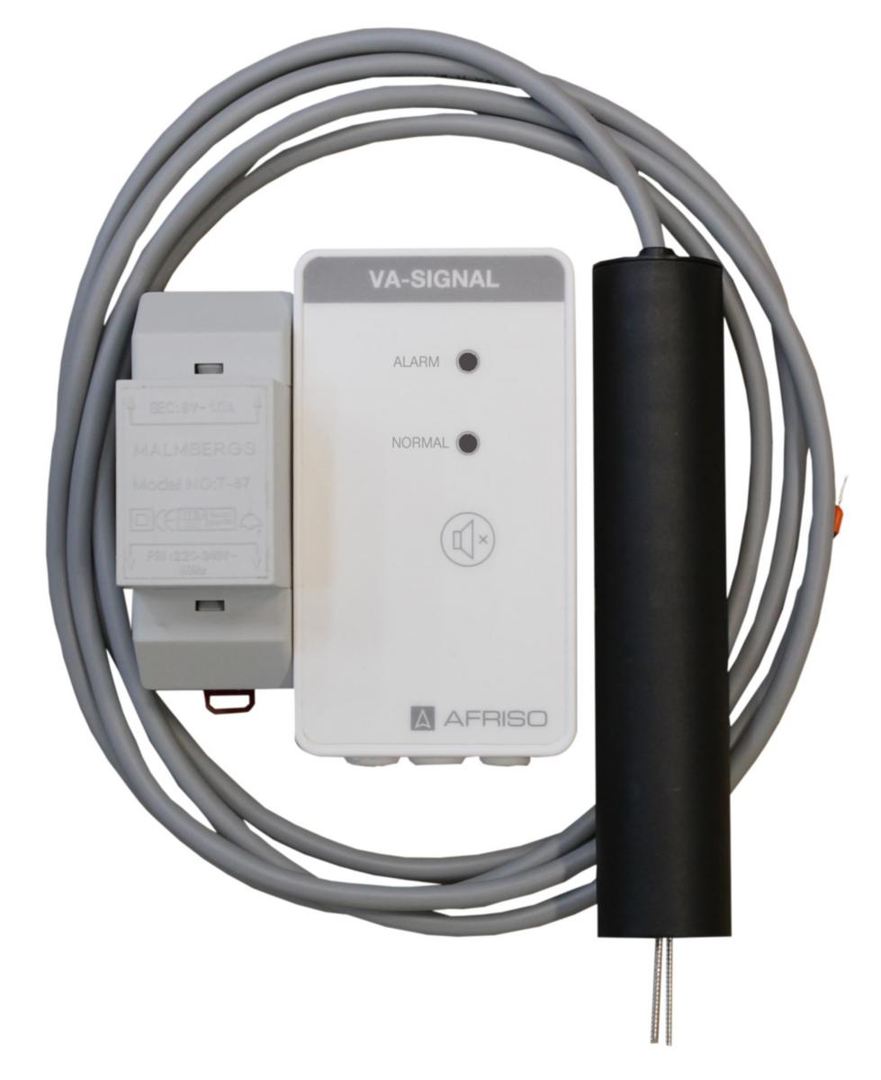 Nivålarm Afriso VA-Signal N10, nätdrift - EMA NIVÅLARM VA-SIGNAL N10 NÄTDRIFT, GIVARE 10M KABEL