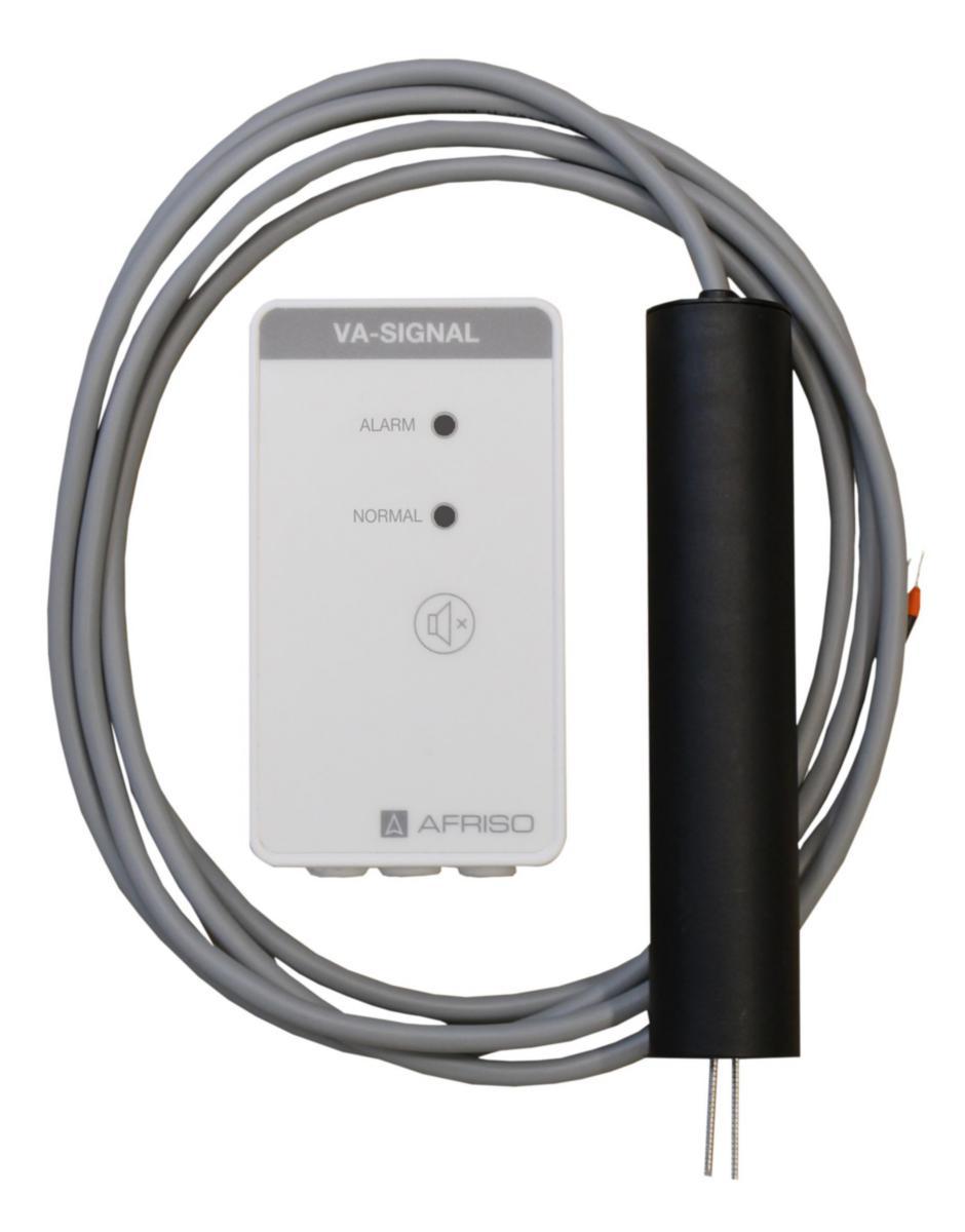 Nivålarm Afriso VA-Signal B10, batteridrift - EMA NIVÅLARM VA-SIGNAL B10 BATTERIDRIFT, GIVARE 10M KABEL