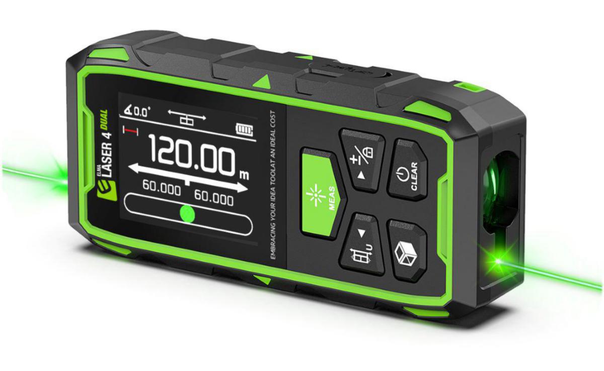Avståndsmätare Elma Laser 4 Dual - AVSTÅNDSMÄTARE ELMA LASER 4 DUBBEL 0-120M
