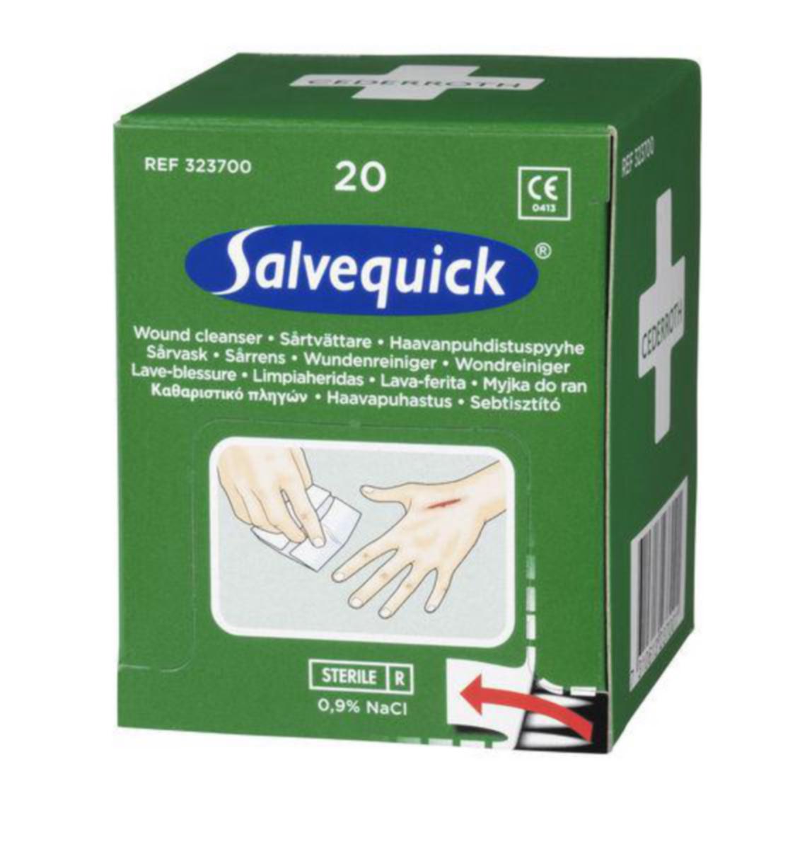 Sårtvättare Salvequick 323700 refill - SÅRTVÄTTARE SALVEQUICK 3237 REFILL 20ST/FRP