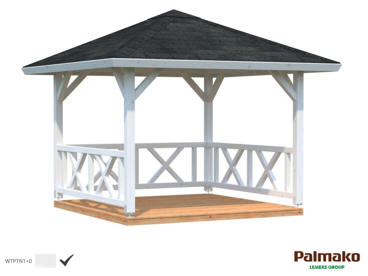 Paviljong, Betty, 9 m² - PAVILJONG BETTY 9,0 M2 UTAN GOLV GRUNDMÅLAD