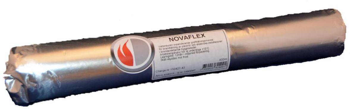 Brandfogmassa Novaflex - BRANDFOGMASSA NOVAFLEX PROTEGA 600 ML GRÅ