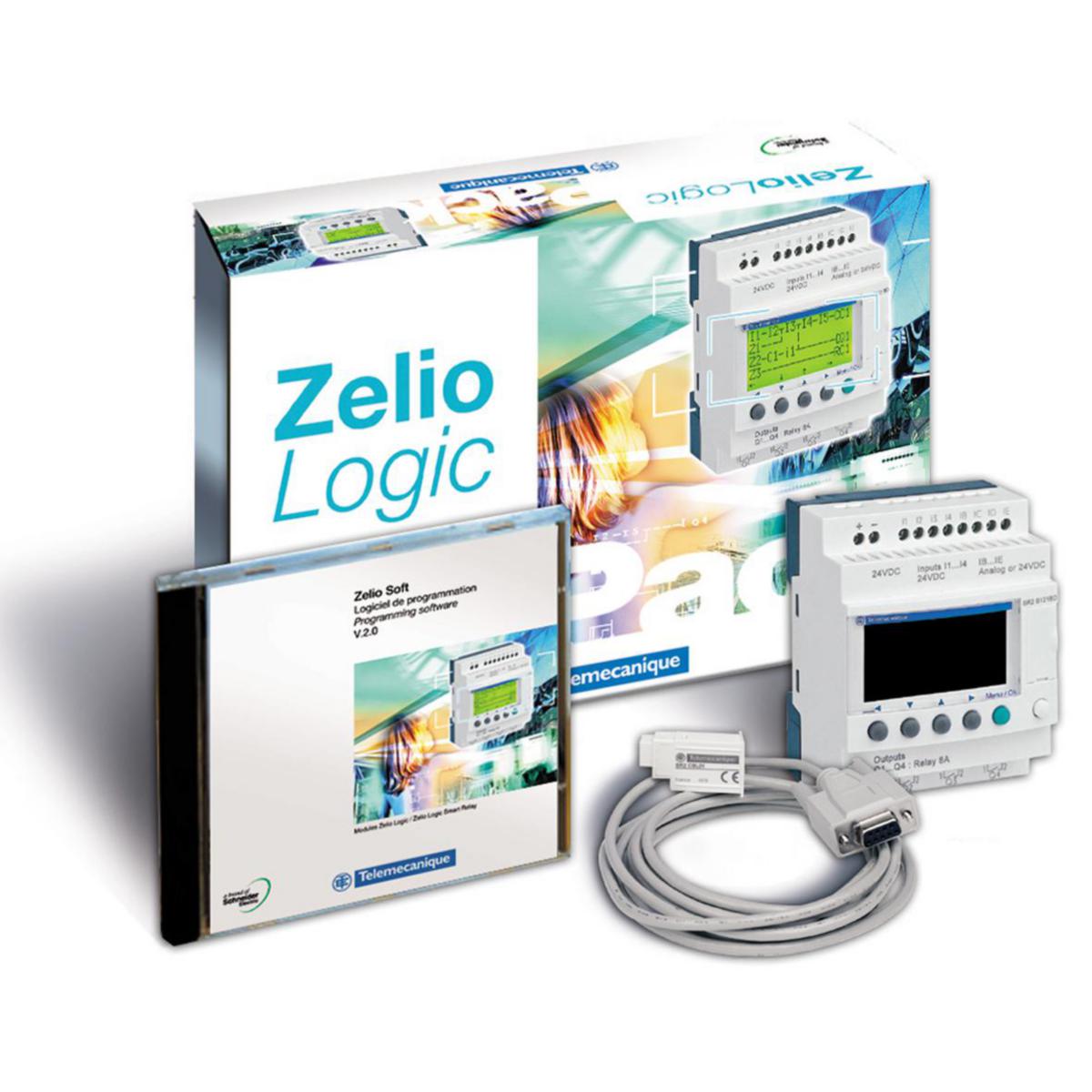 Zelio startpaket Modulär - STARTPAKET 10I/O 24VDC SR3PACKBO