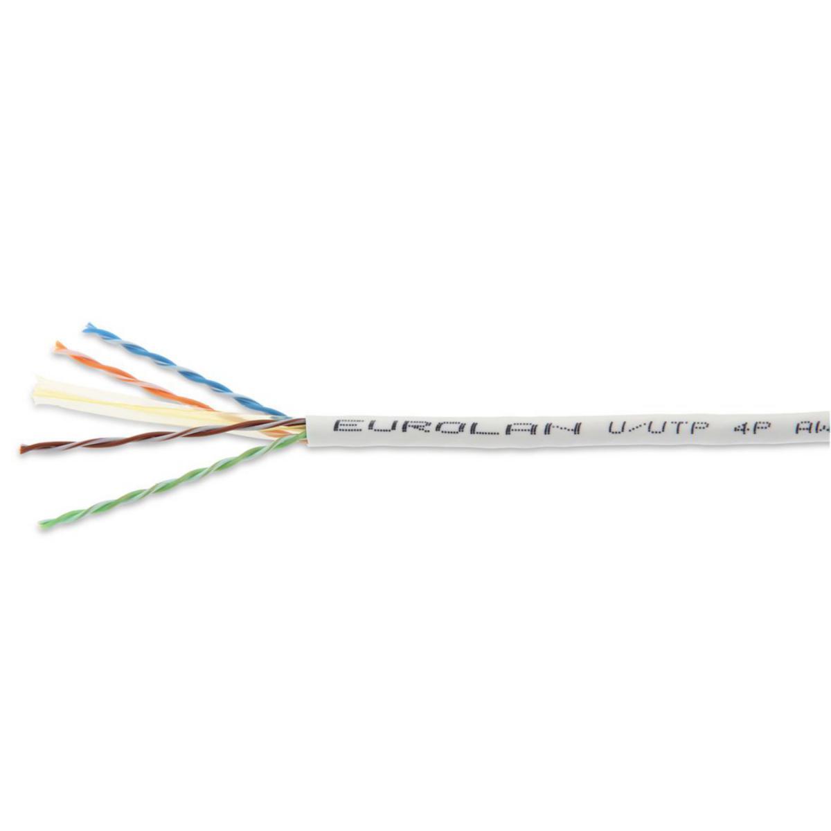 Datakabel C6 UTP vit LSZH slim Dca - C6 UTP VIT LSZH SLIM DCA R1000 19D-U6-25WT-R1000