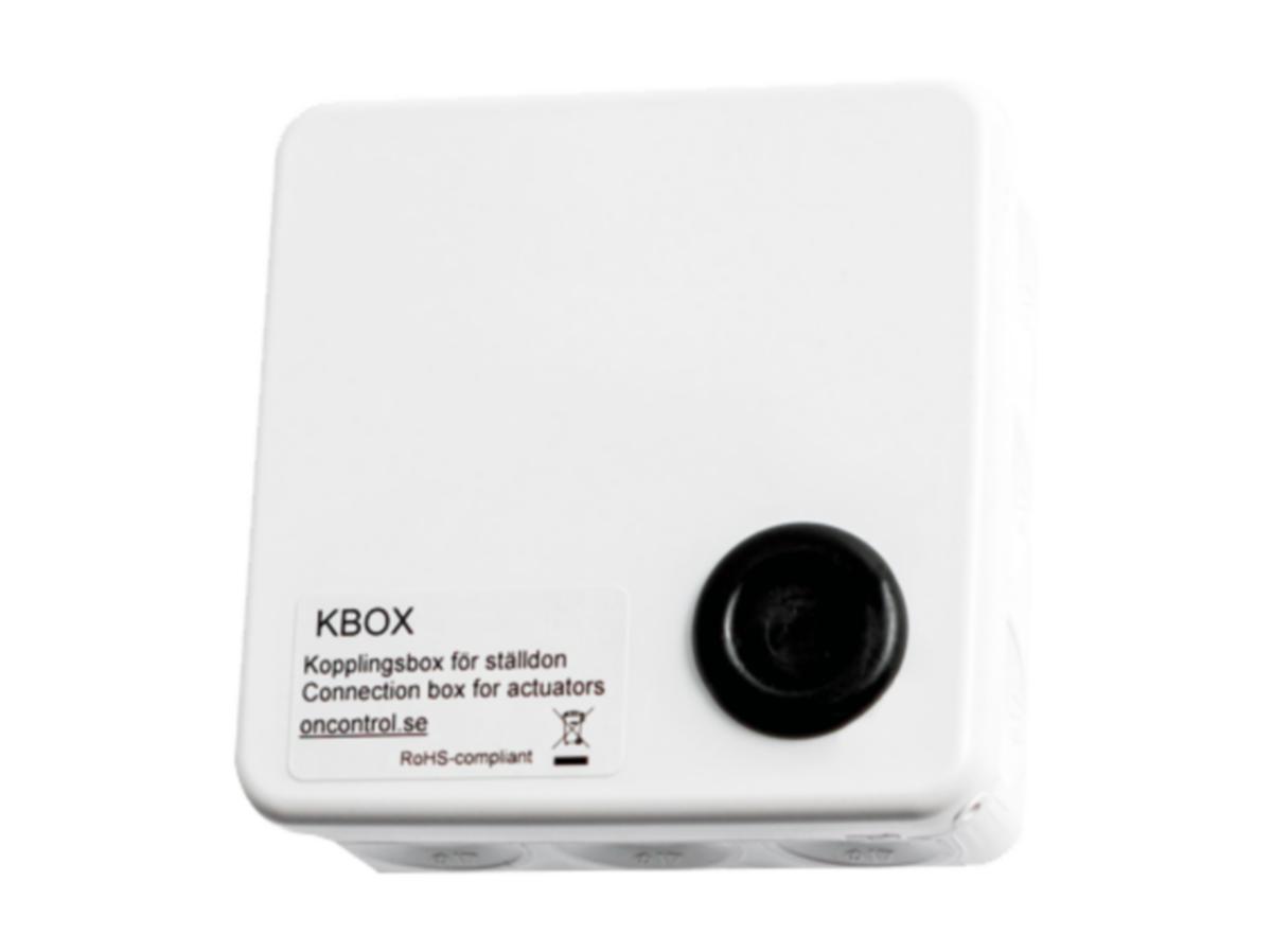 Kopplingsbox Triton KBOX, Swegon - KOPPLINGSBOX TRITON KBOX MED TESTKNAPP SWEGON