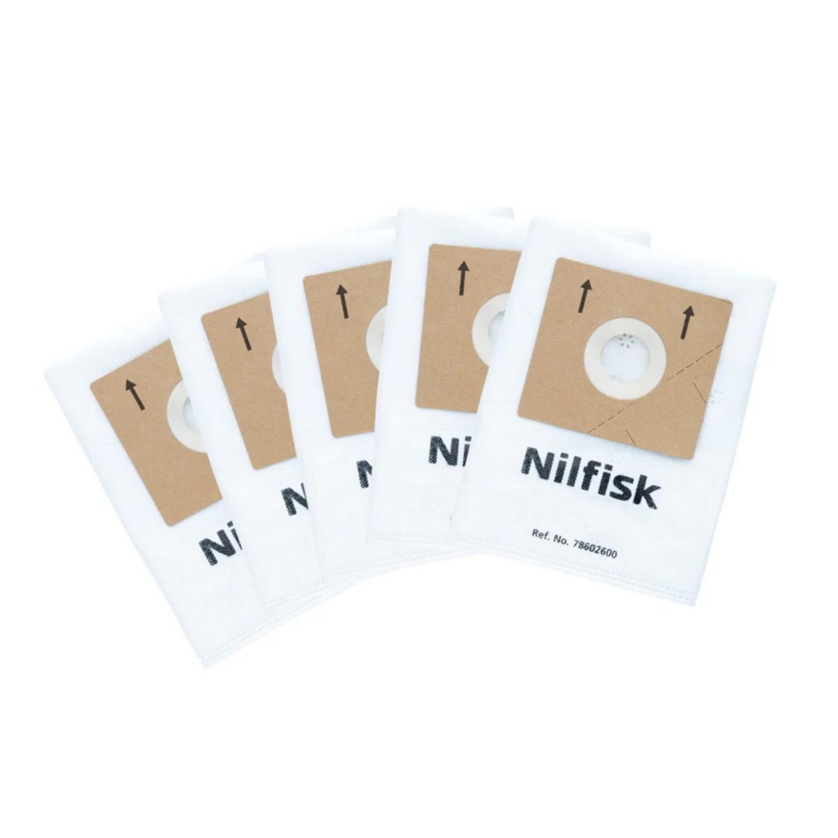 Dammsugarpåsar för One, Go och Coupé - DAMMPÅSE NILFISK MICRO 5-PACK TILL COUPE NEO/ONE