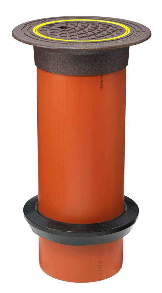 Betäckning L-65-D Premium, Uponor - L-65 TELESKOPBETÄCKN PREMIUM UPONOR, H=885MM