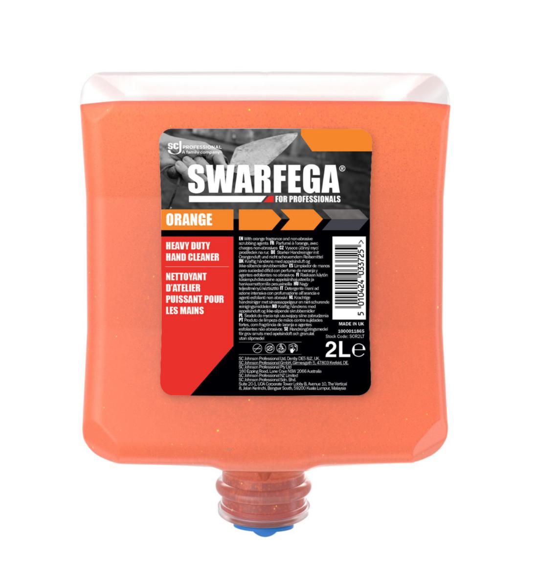 Handrengöring Swarfega ORANGE - HANDRENGÖRING SWARFEGA ORANGE GROVTVÅL 2L PATRON