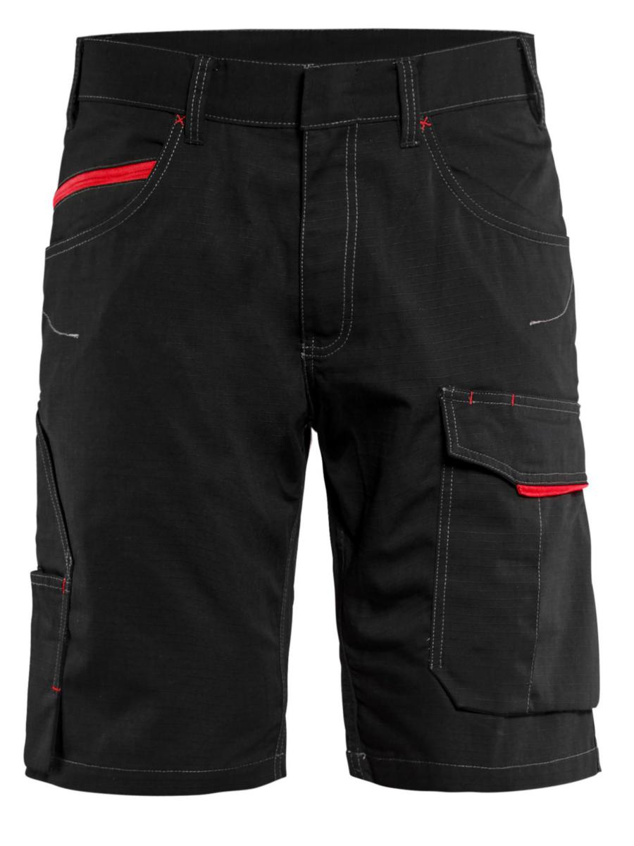 Shorts Blåkläder 1499-1330 - SERVICESHORTS BLK 1499-1330 SV SVART/RÖD C44