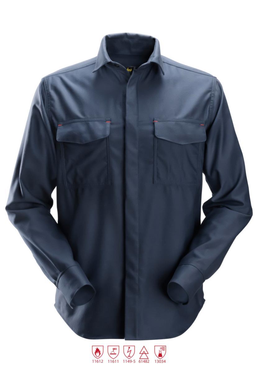 Svetsskjorta Snickers 8564 Protec - SVETSSKJORTA SN 8564-9500 MAR MARIN PROTEC STL XL