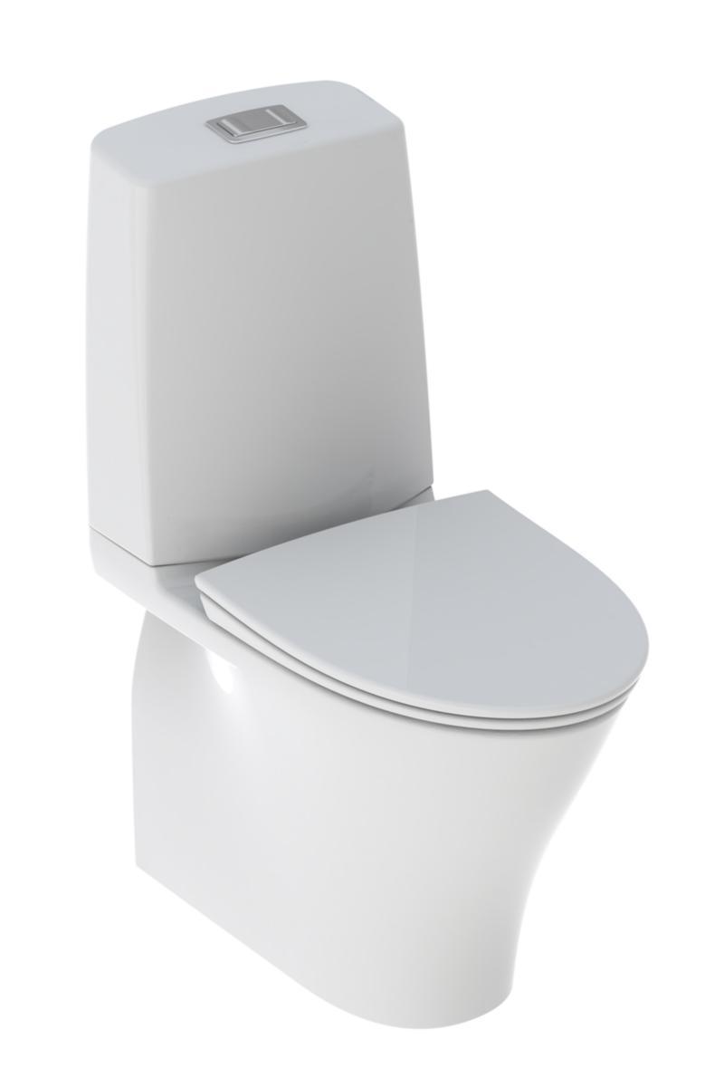 Ifö Vinta Art wc-stol - IFÖ VINTA ART WC, RIMFREE S-C SITS, DOLT P-LÅS