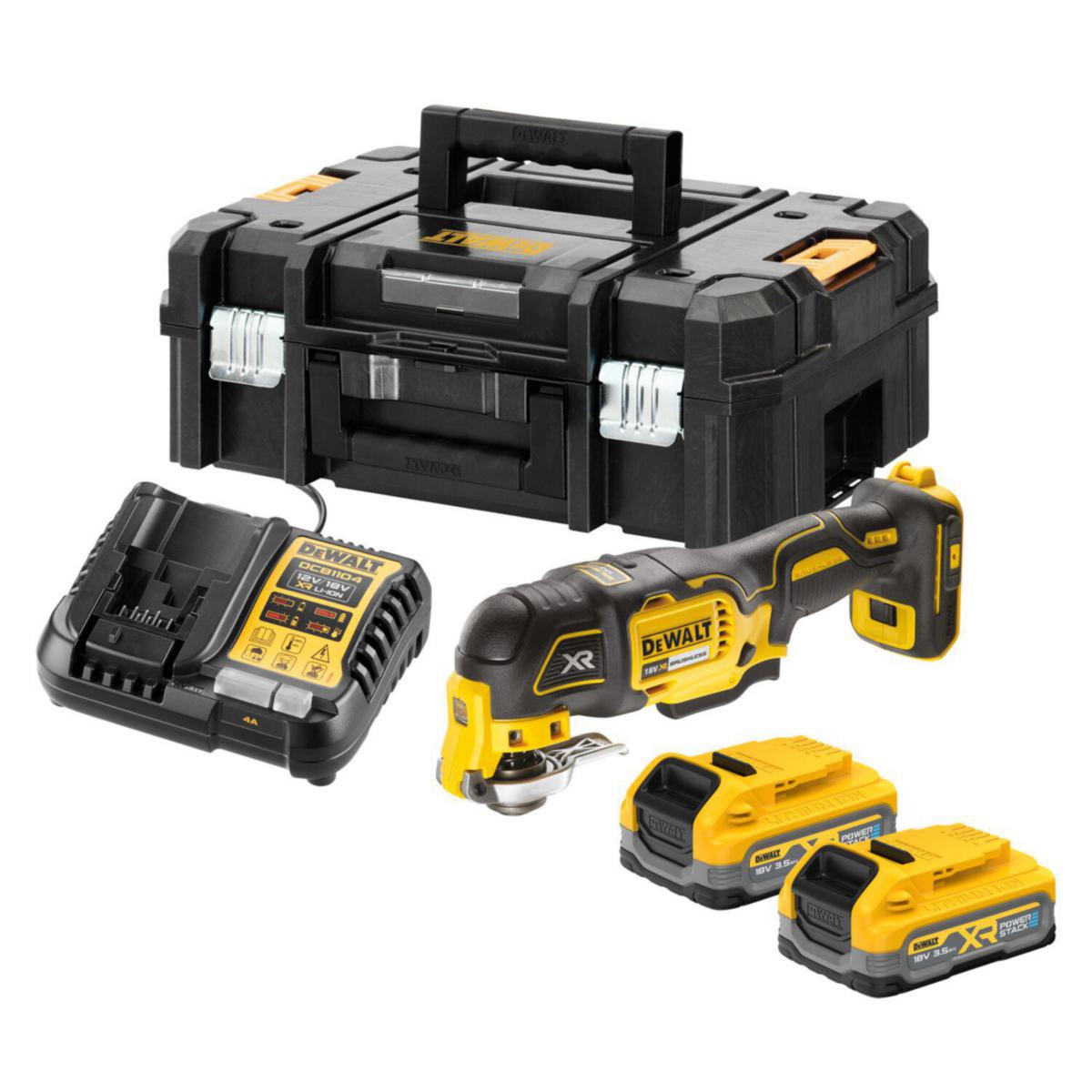 Multimaskin DEWALT DCS356S2T - MULTI TOOL DEWALT DCS356S2T-QW 18V 184MM OSCILL.