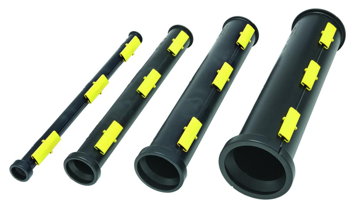 Greenpipe Snipp & Snapp®, SRS Hardlock - RÖR DELAT 160 SRS ORG. 1M GUL SNIPP&SNAPP, VINKELSBAR 10°/M