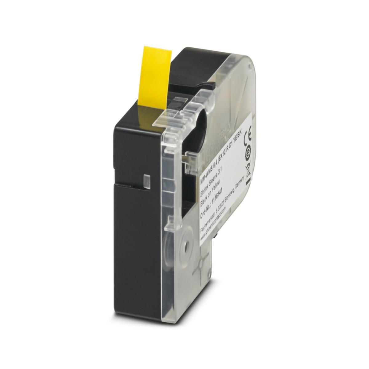 Ledningsmärkning Thermofox Krympslang - KRYMPSLANG Ø 2.1-6.4MM 3:1 MM-WMS 6.4 (EX10)R C1 YE/BK