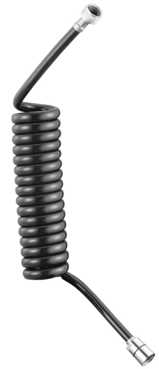 Duschslang -spiral, AquaJet, FMM - FMM 3448-0140 SPIRALSL. SVART ANTIBACTUS