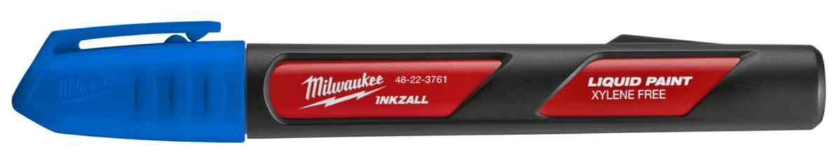 Markörpenna Milwaukee Inkzall flytande markör - MARKÖR MILWAUKEE FLYTANDE FÄRG BLÅ