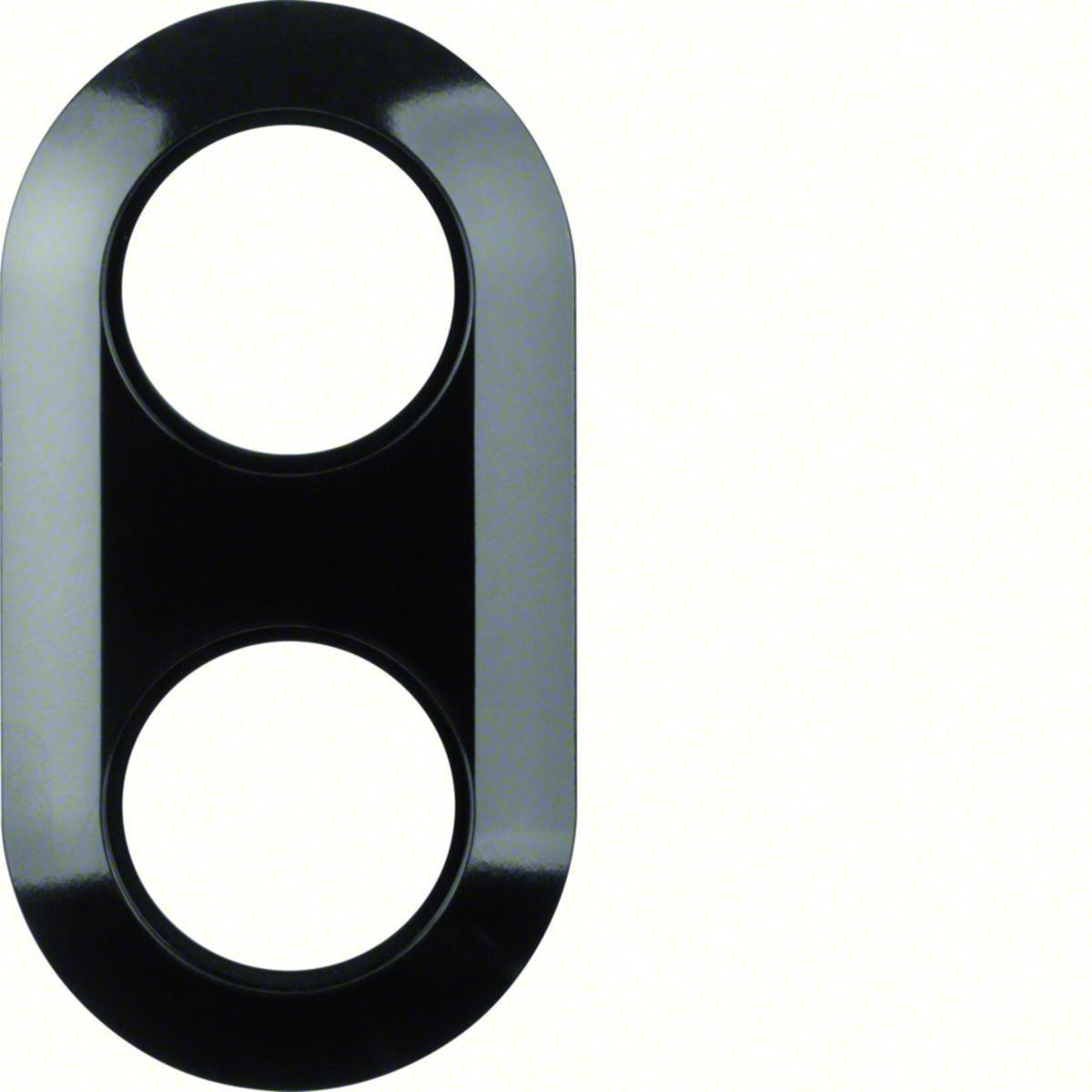 Kombinationsram, Berker 1930 - RAM HAGER 1930 2-FACK SVART BERKER