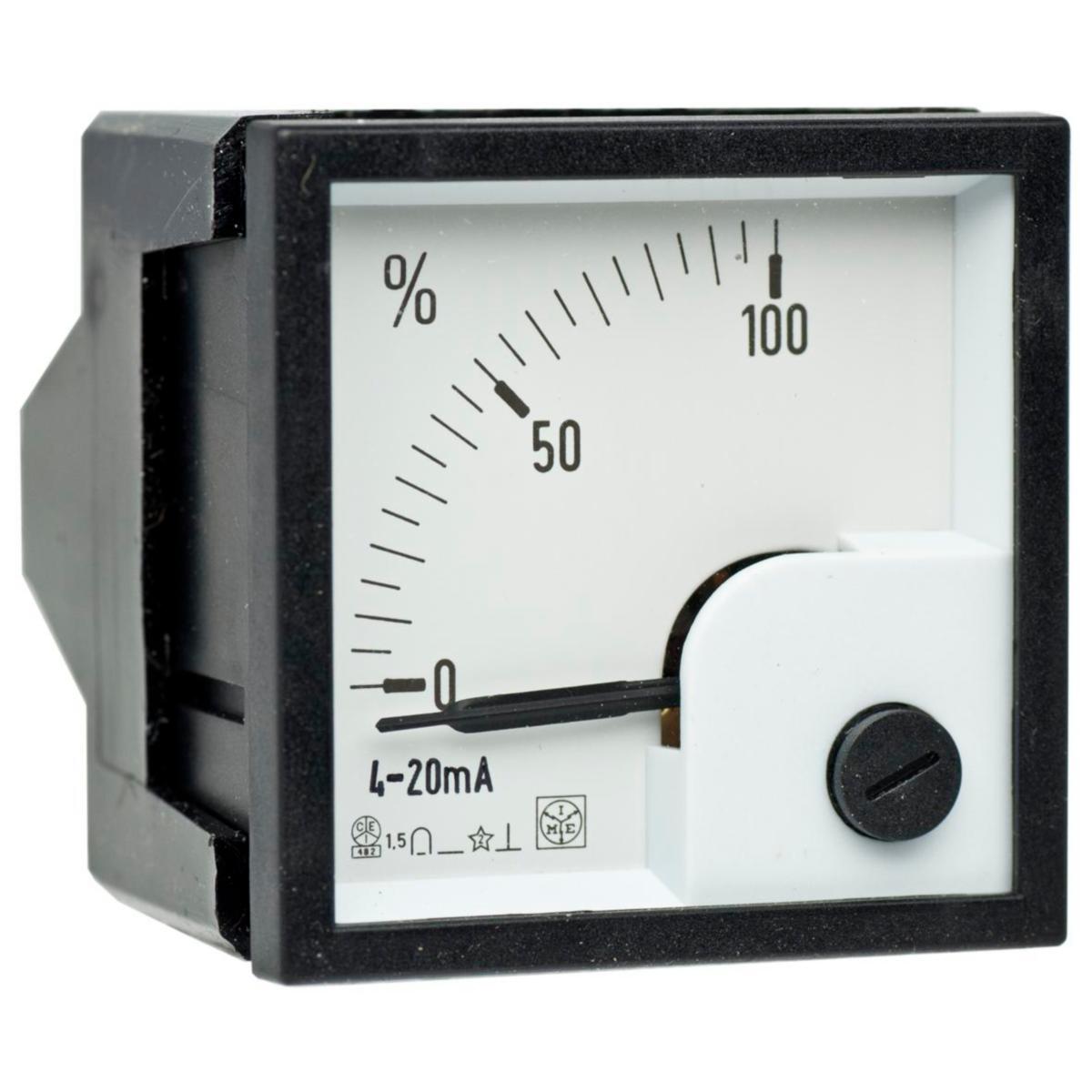 Amperemeter RQ48M 4-20mA - AMPEREMETER DC PANEL RQ48M