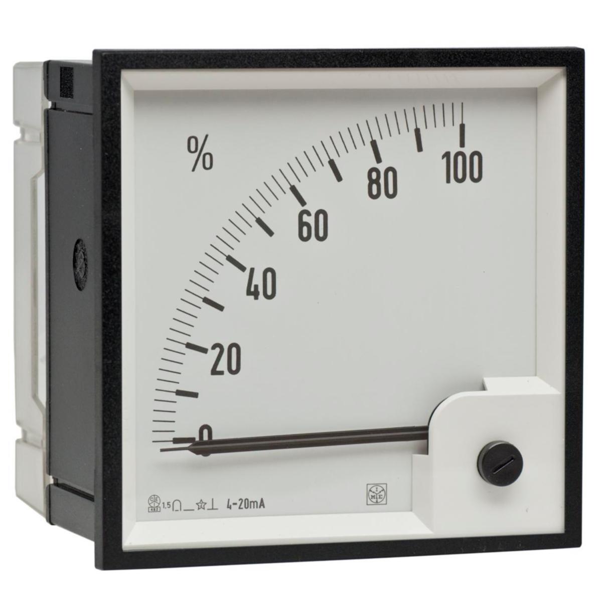 Amperemeter RQ96M 4-20 mA - AMPEREMETER DC PANEL RQ96M