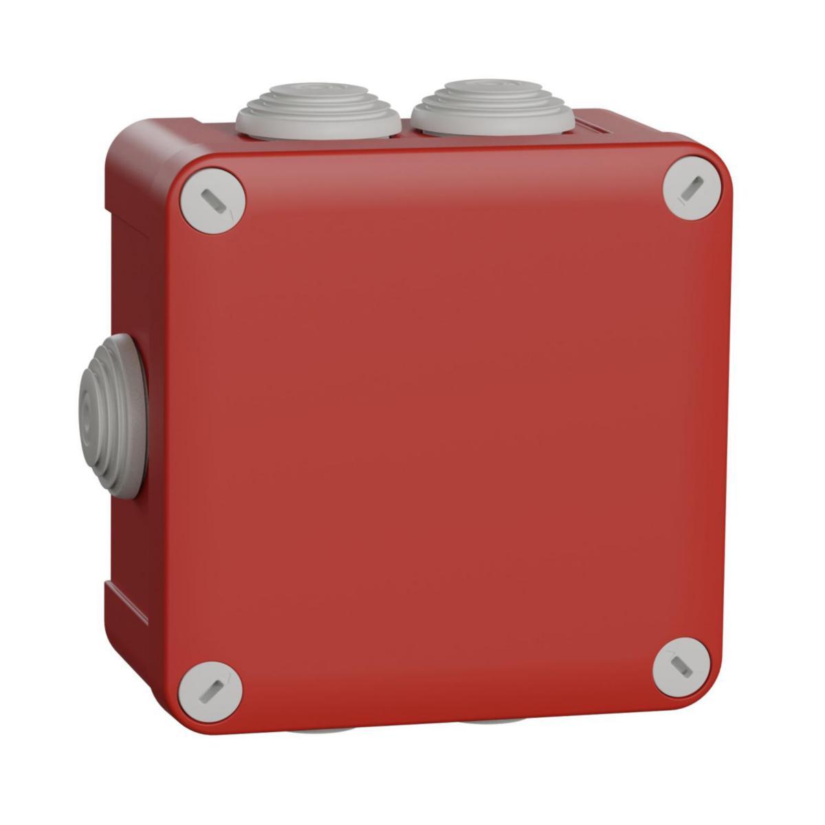 Brandl dosa 105x105x55 röd enn05165 - kopplingsdosa ip55 ...