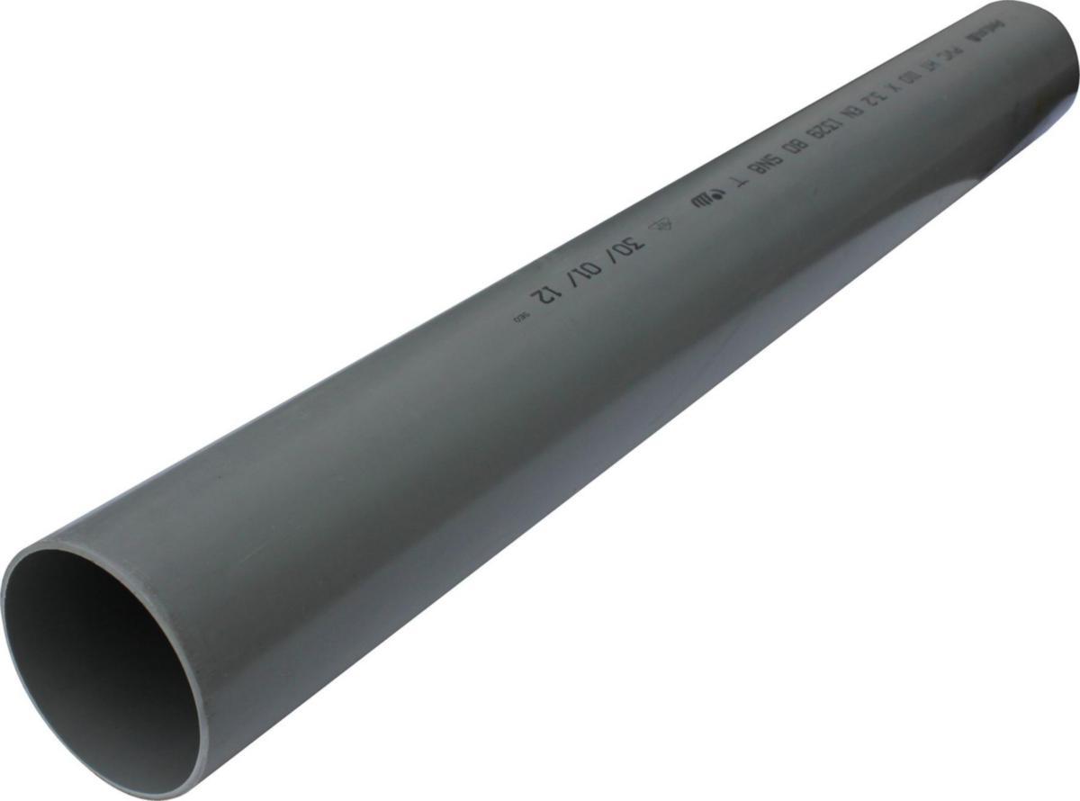 Rör utan muff, PVC-HT - 75x6000 PVC-HT-RÖR UTAN MUFF