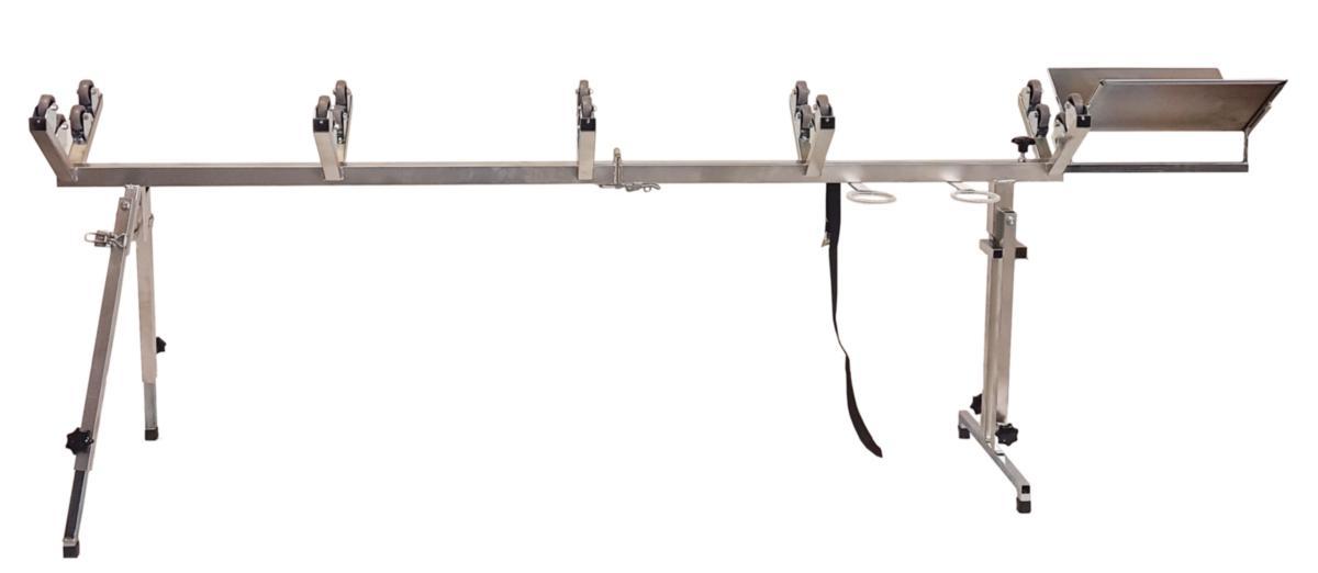Kapbänk för ventilationsrör - KAPBÄNK FÖR VENTILATIONSRÖR LÄNGD 240CM HÖJD 85-110MM 17KG