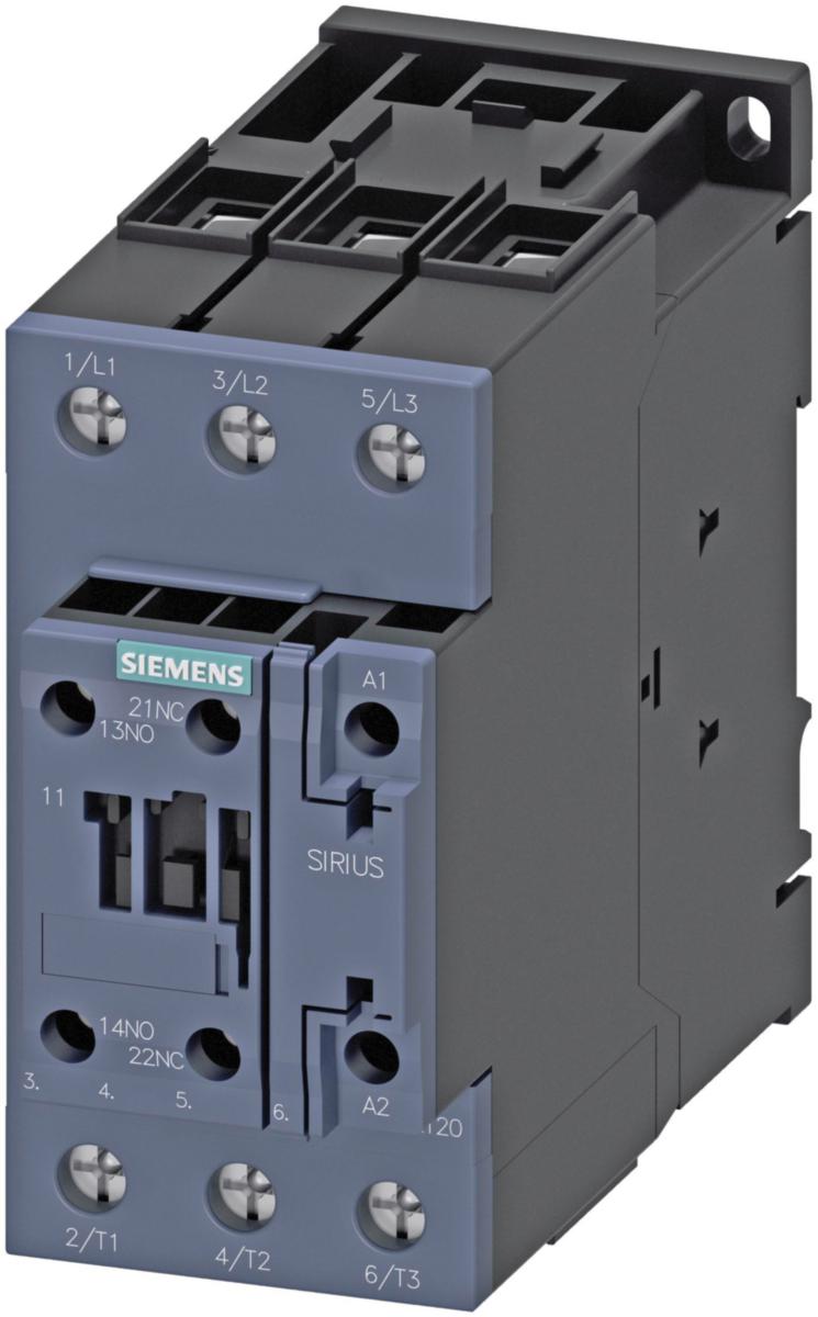 Kontaktor 3RT20 S2 18,5-37 kW AC/DC-spole - KONTAKTOR 18.5KW 20-33VUC 3RT2035-3NB30