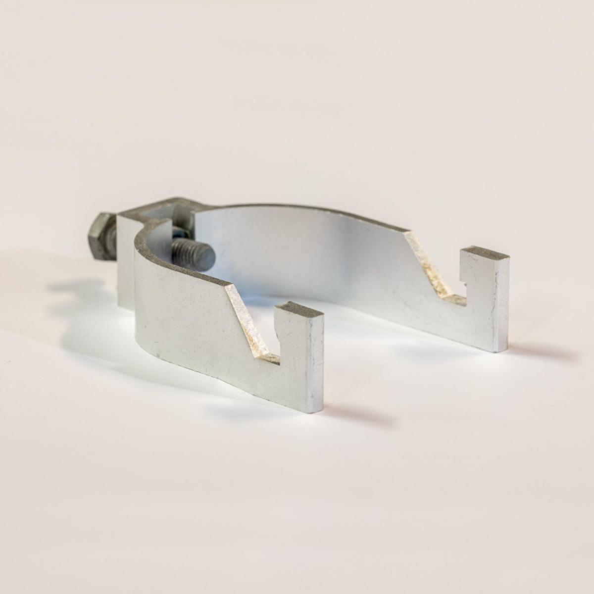 Skyltklammer enkel, för 60 mm rör - SKYLTKLAMMER ENKEL 60 MM