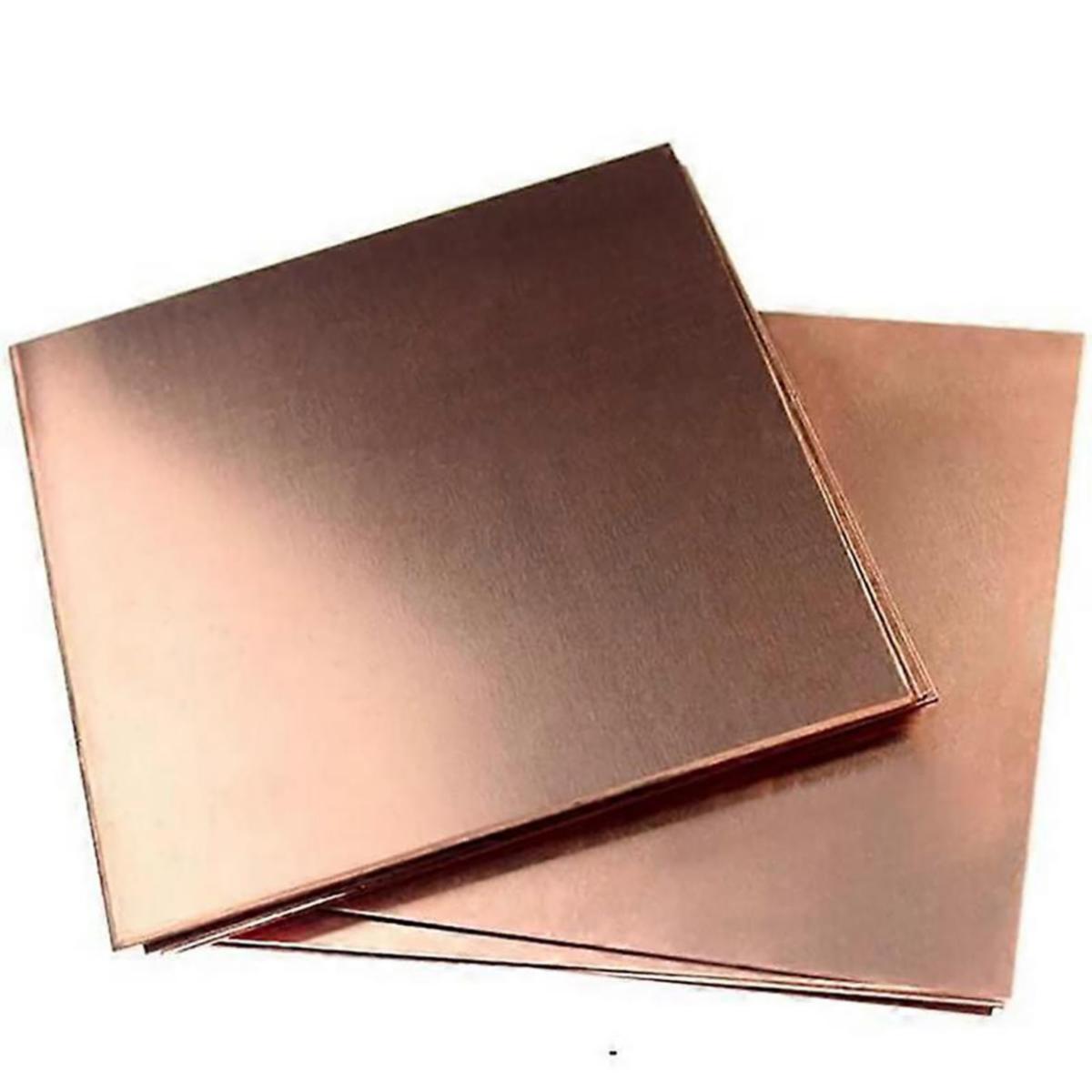 Kopparplåt Format 1000mm - KOPPAR PLÅT GLD 2000X1000X0.7 (1ST=12.5KG)