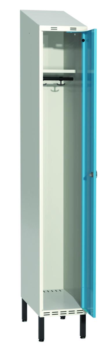 Klädskåp Sono - KLÄDSKÅP SONO 1SKÅP 300MM LJ.BLÅ, H 2100 MM, KLINKA, BEN