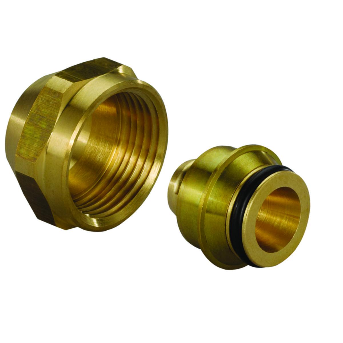 Kompresskoppling Vario, Uponor - UPONOR VARIO KOPPLINGSSET PEX 12X1,7-G3/4"FT EURO