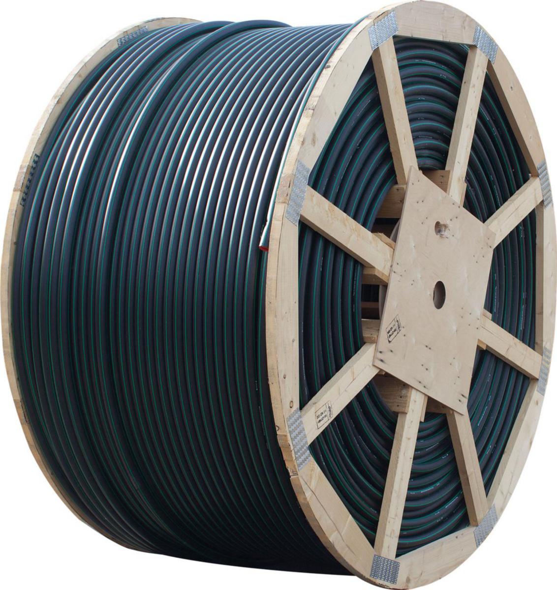 Opto LF Kabelskyddsrör - OPTORÖR 40/32 LF 2000M OPTO GRÖN STRIPE TRUMMA