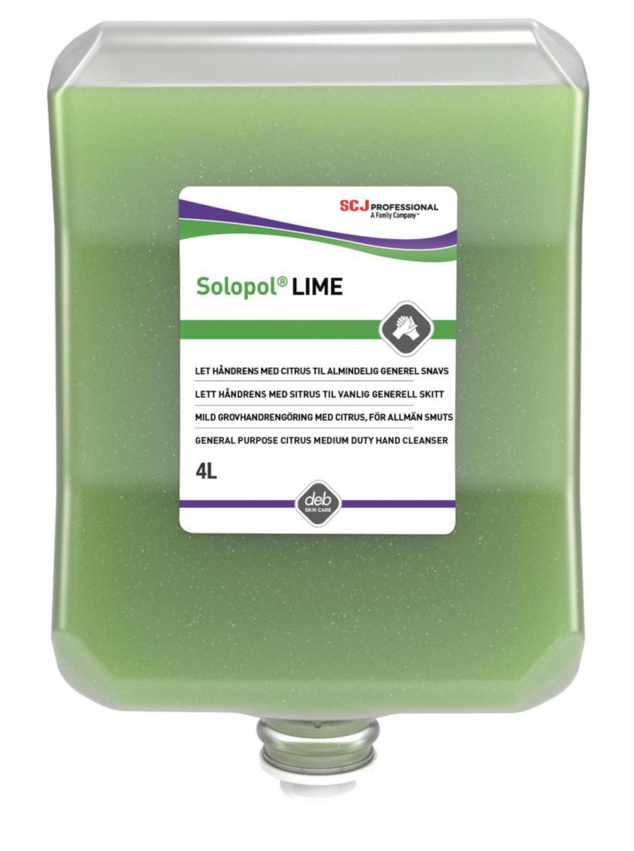 Handrengöring Solopol LIME - HANDRENGÖRING SOLOPOL LIME MEDELGROV 4 LITER