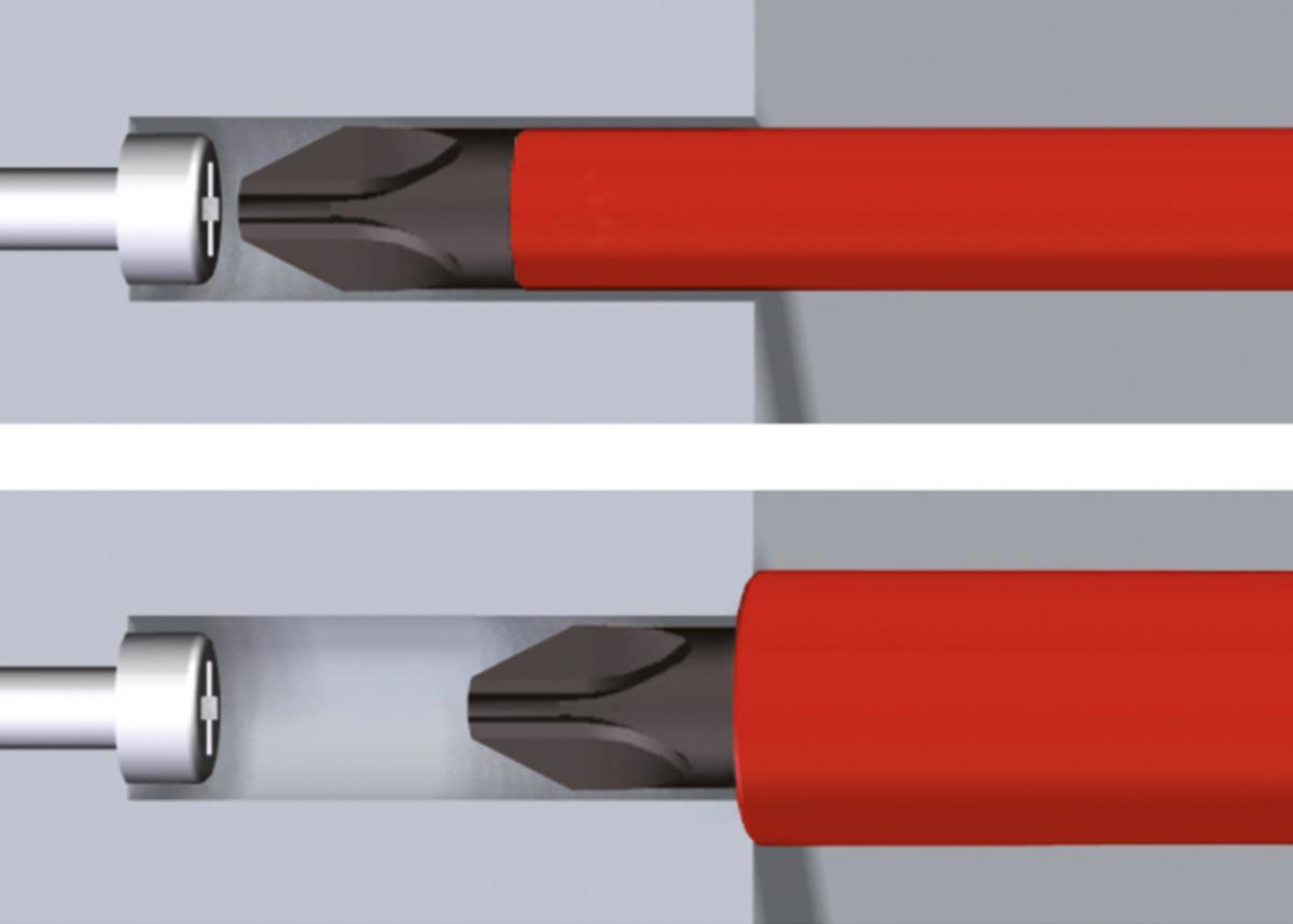 Bits Wiha slimBit kombi Spår/PZ - BITS WIHA SLIMBIT SL/PZ2X75MM 1000V