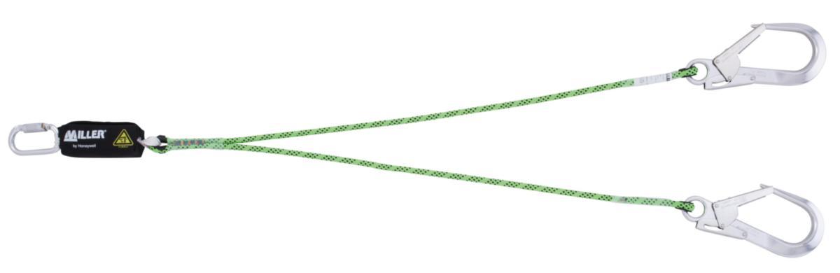 Falldämparlina Miller mot vassa kanter 1032393, 1032394, 1032395 dubbelfalldämpare - FALLDÄMPARLINA SHARPEDGE DUBBE 1,5M 1QTALU17+2G065ALU 1032394
