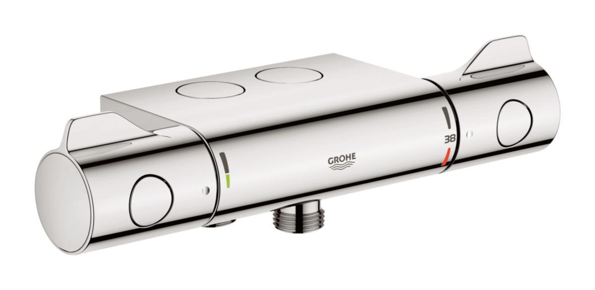Duschblandare 40 c/c Grotherm 800, Grohe - GROHE DUSCH BL.TERM GRT800 40C/C. KROM 34707000