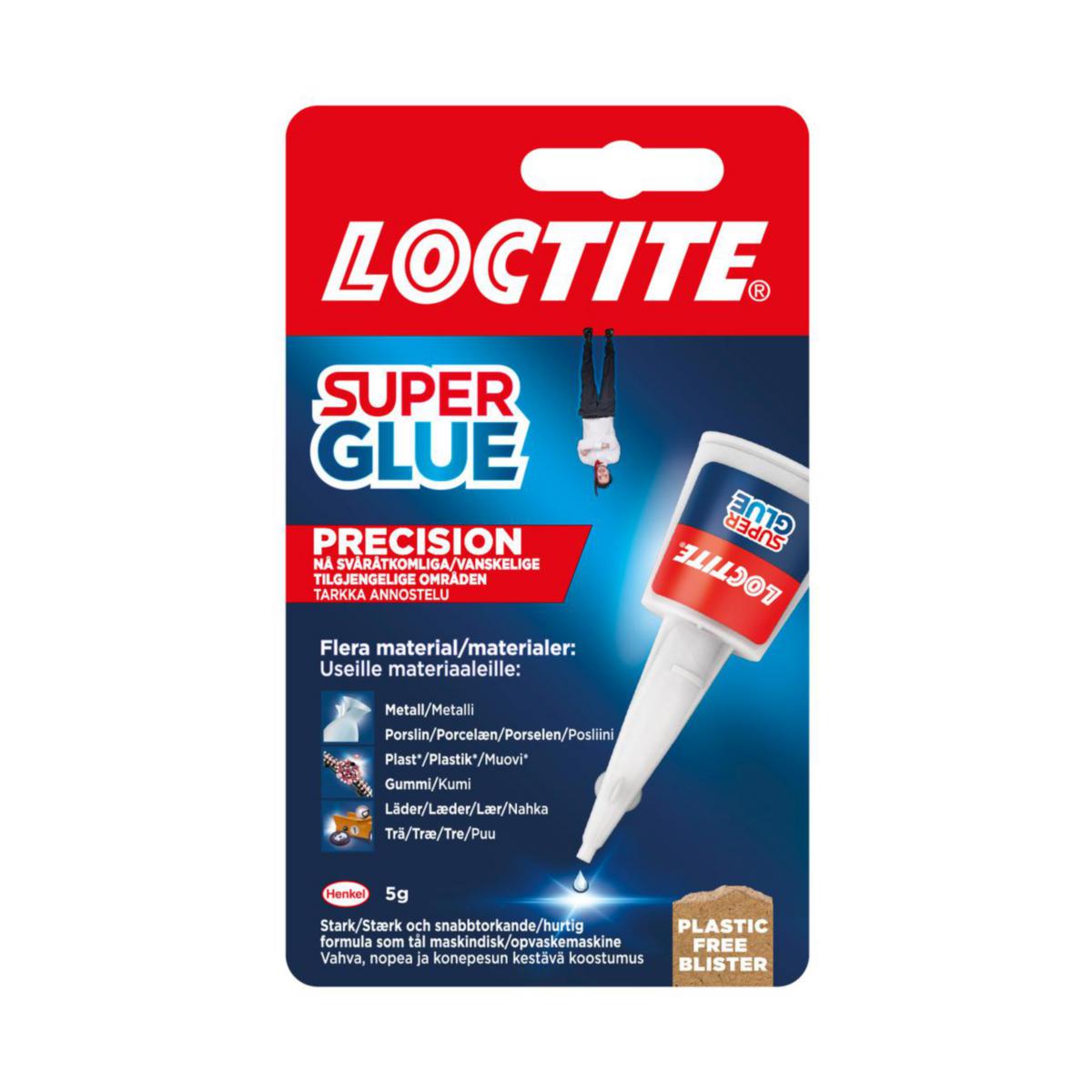 Snabblim Loctite® Super Glue Precision - SNABBLIM LOCTITE SUPER GLUE PRECISION 5 GRAM