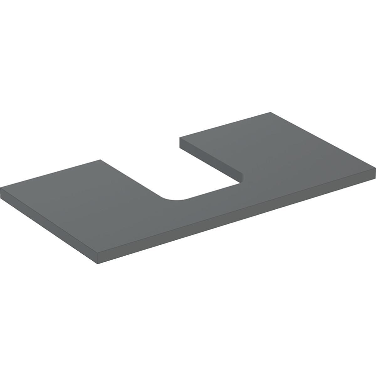 Bänkskiva ONE 75 TS Skålform, Geberit - GEBERIT ONE BÄNKSKIVA 75 TS SKÅLFORM MITTEN LAVA