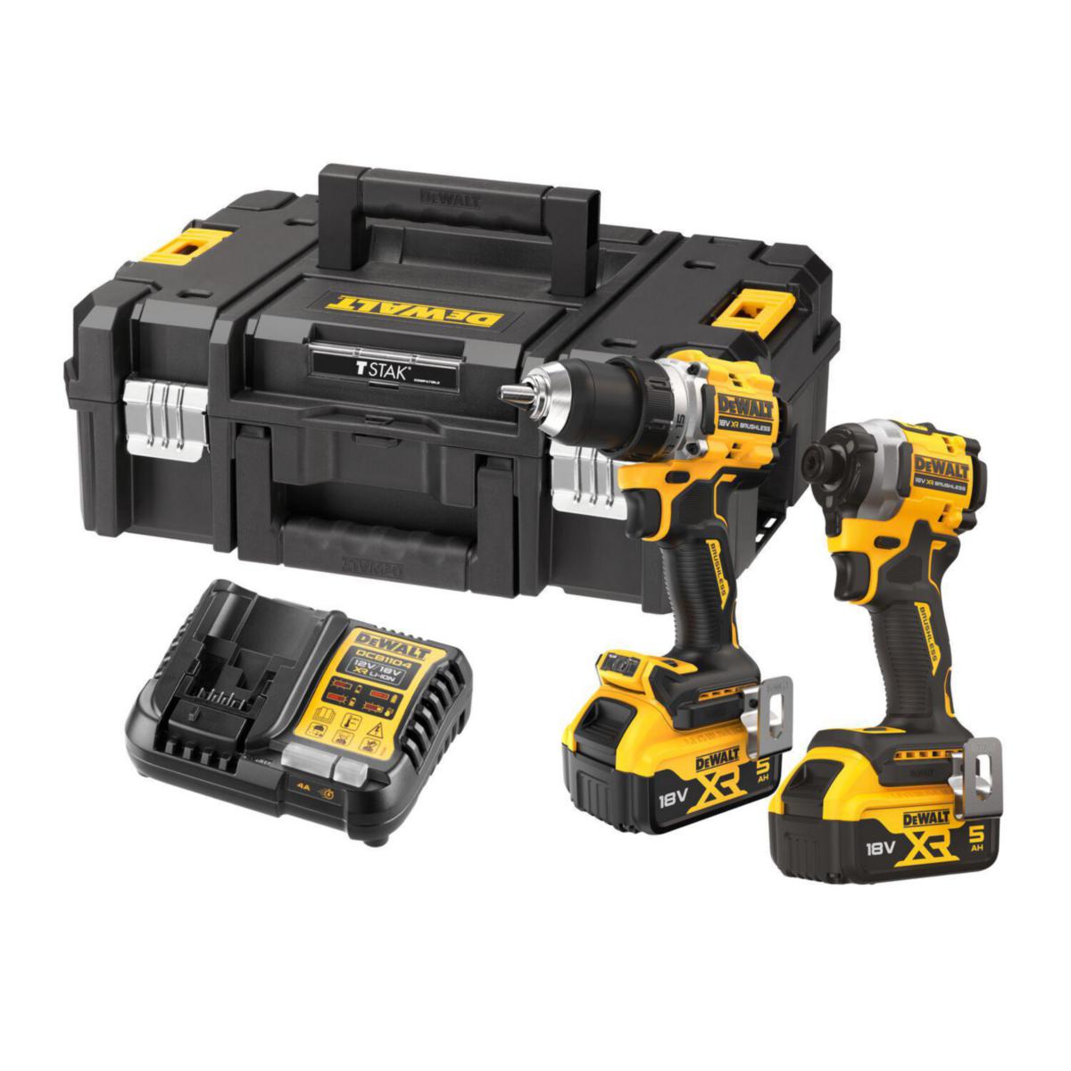 Kombikit DEWALT DCK2051P2T - KOMBIKIT 2 DELAR DEWALT DCK2051P2T-QW, DCD800+DCF850