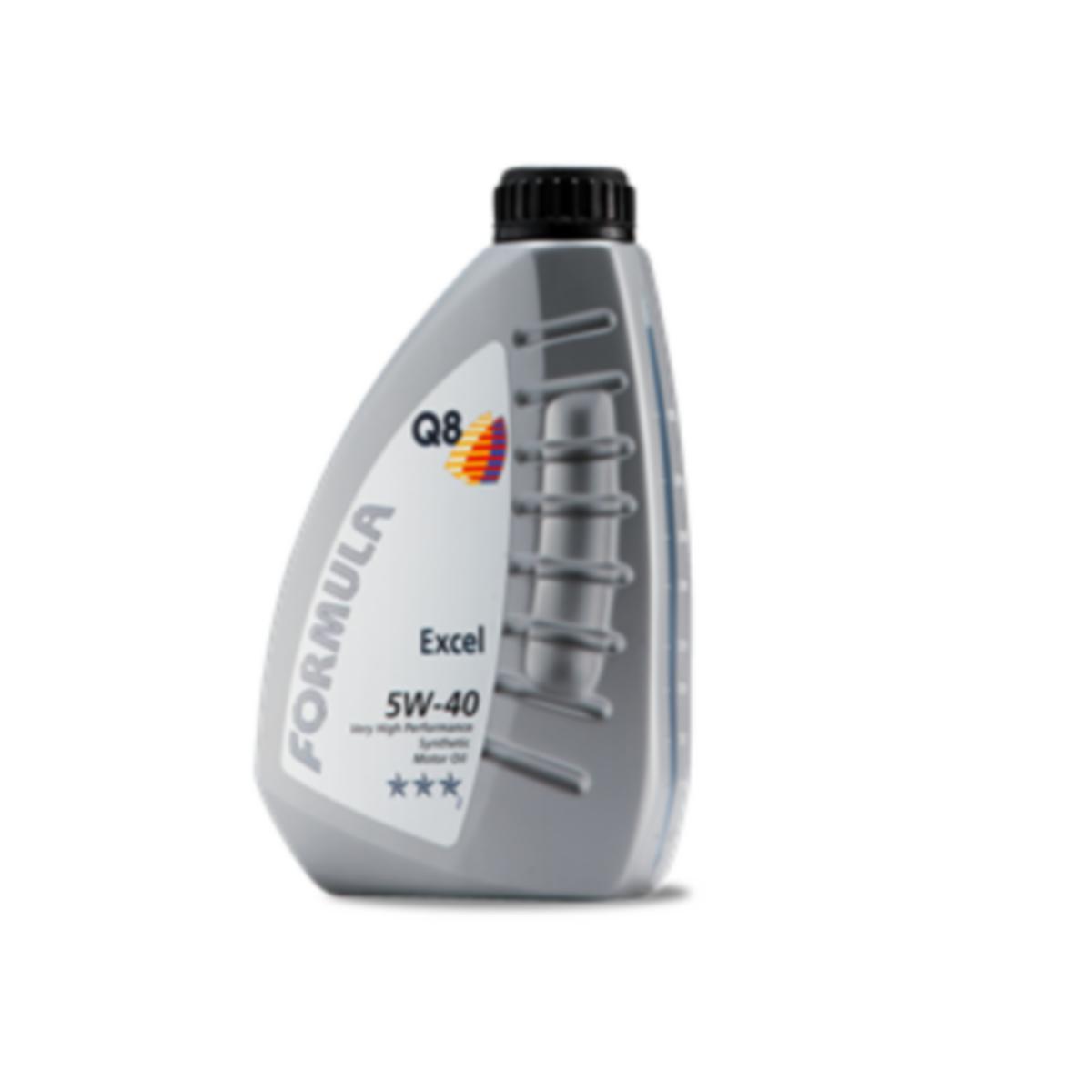 Q8 Formula Excel 5W-40 - MOTOROLJA Q8 FORMULA EXCEL 5W-40 4L