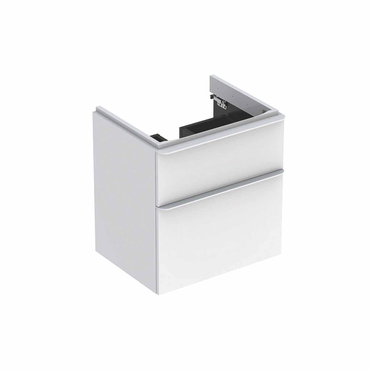 Underskåp Smyle Square med 2 lådor, Geberit - GEBERIT SMYLE SQUARE UND.SKÅP B58.4.H61.7.T47. VIT. 2 LÅDOR