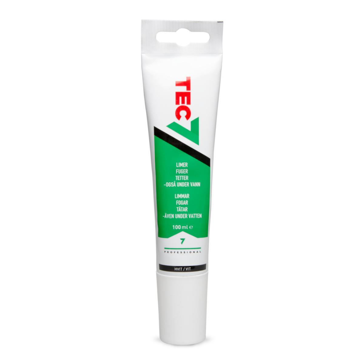 Lim & fogmassa Tec7 100 ml - TEC7 100 ML VIT TUB LIM & FOGMASSA