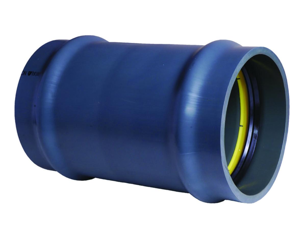 Muffar för PVC tryckrör - 160 PVC-TRYCKSKJUTMUFF 