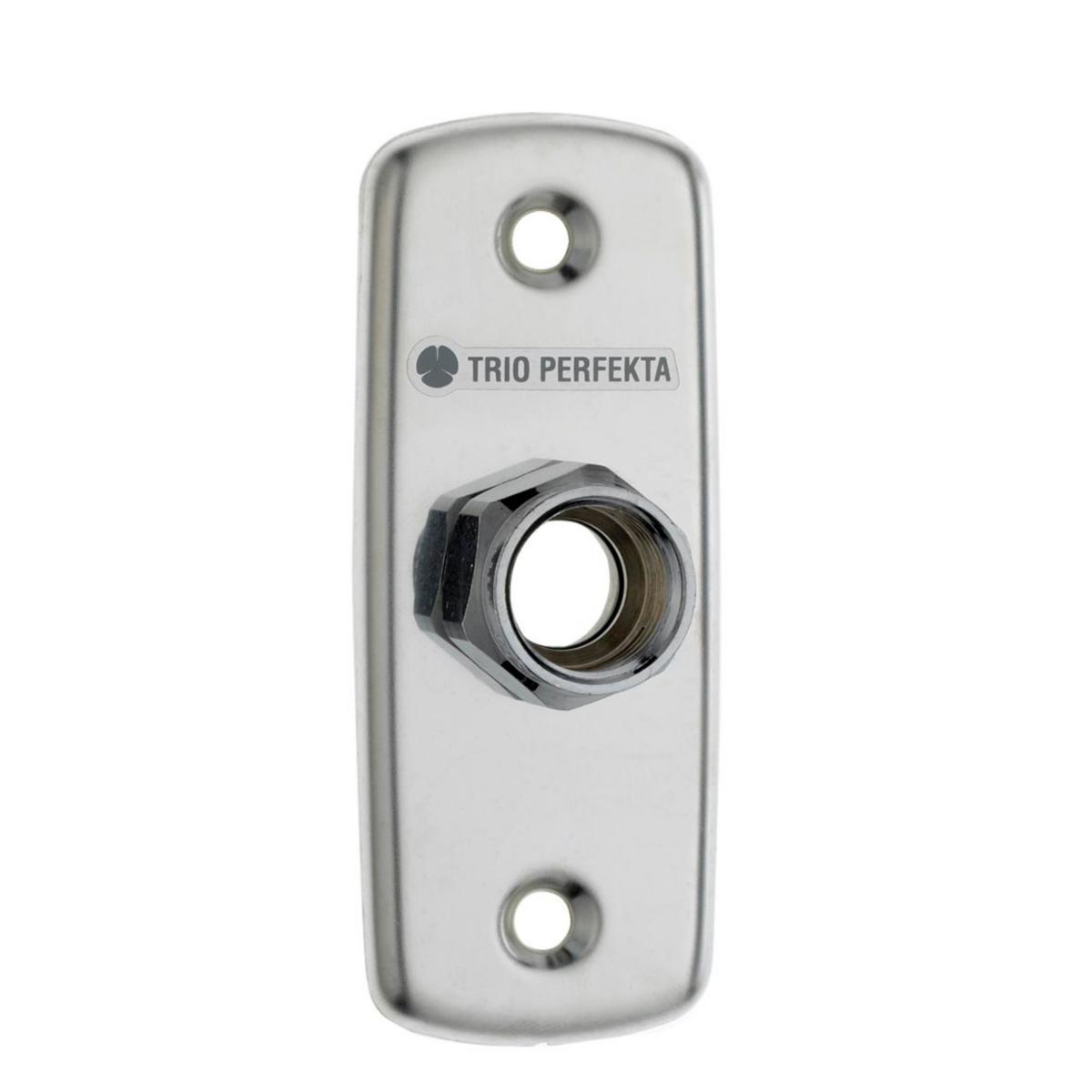 Väggbricka 1-håls A-Pex, Trio - TRIO VÄGGBRICKA ENKEL 16P/ALU G1/2" 971681
