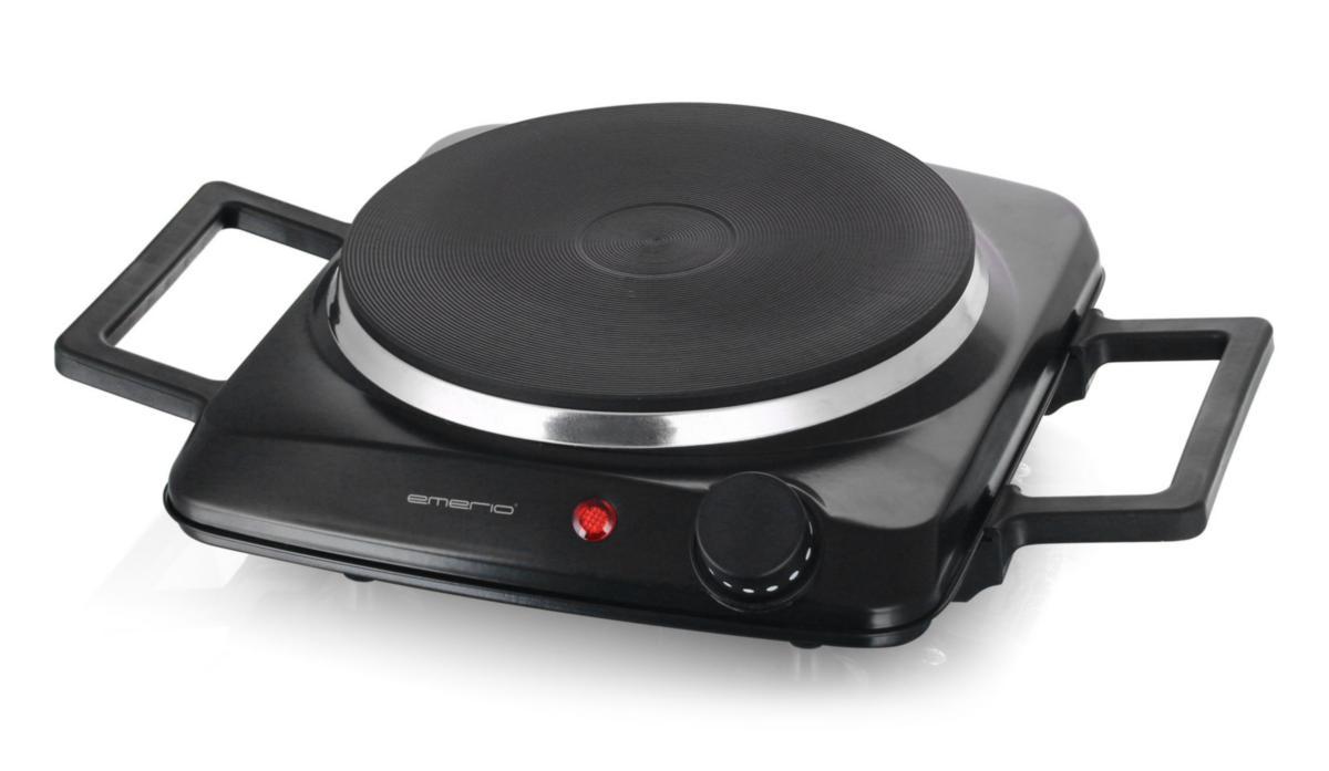 Kokplatta, enkel - KOKPLATTA ENKEL 1500 W SVART EMERIO
