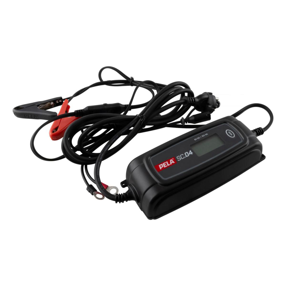 Batteriladdare PELA 6/12V 4A - BATTERILADDARE PELA 6V 2A / 12V 4A