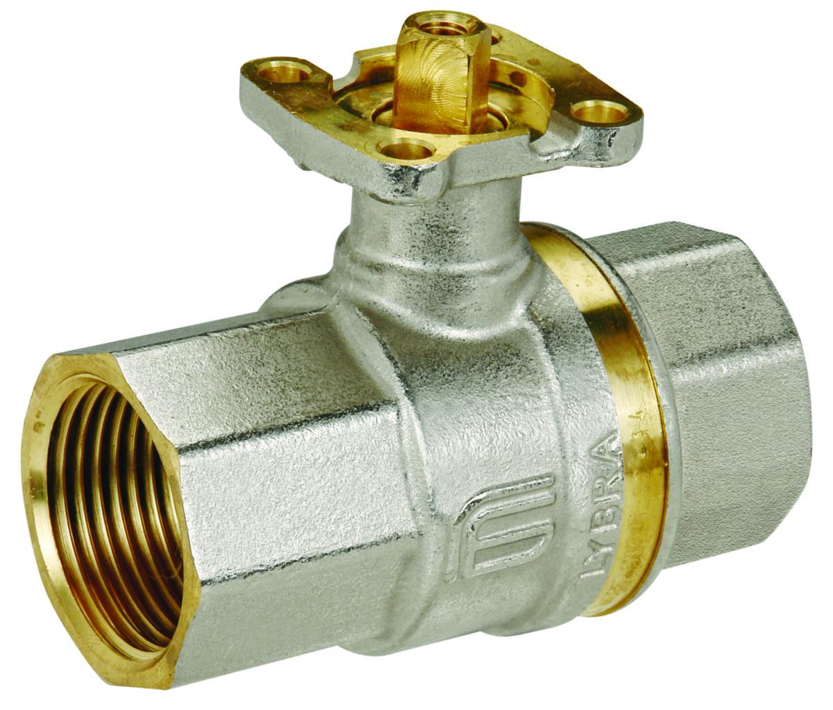 Kulventil Lybra med ISO 5211 PN25 - KULVENTIL MED ISO 5211 DN25 INV.G CW617N SPINDEL 9MM PN25