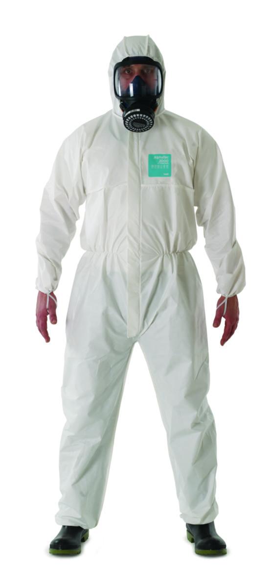 Korttidsoverall AlphaTec® 2000 STD (tidigare Microgard) - KORTTIDSOVERALL MICROCHEM 2000 111 STD VIT STL XL