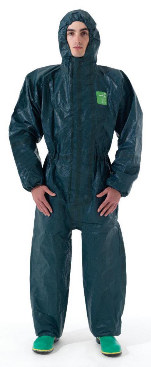Korttidsoverall AlphaTec® 4000 (tidigare Microchem) - KORTTIDSOVERALL MICROCHEM 4000 GRÖN STL M