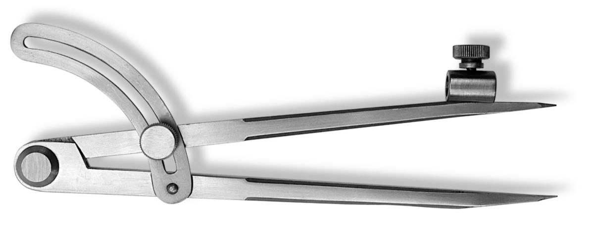 Bågcirkel för penna - BÅGCIRKEL F BLYERTSPENNA LÄNGD 200MM